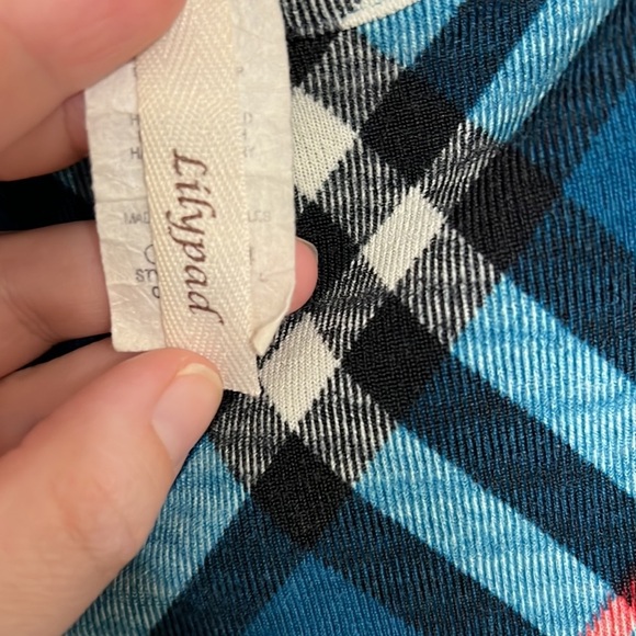 LilyPad Ladies Top Plaid Tunic Blouse Size 2X - Picture 4 of 7